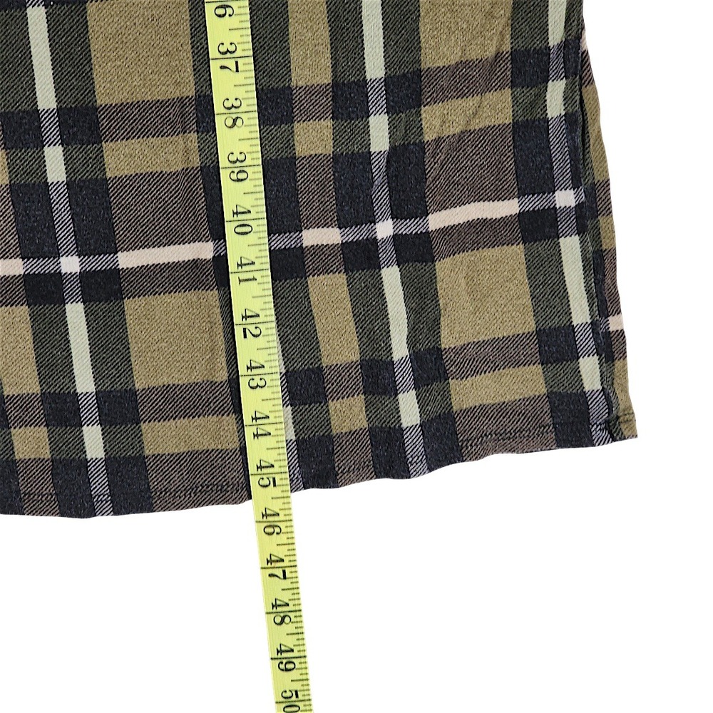 Dwell Slumber Cocoon Nightgown House Dress‎ OS Caftan Plaid Loungewear USA - Picture 7 of 12